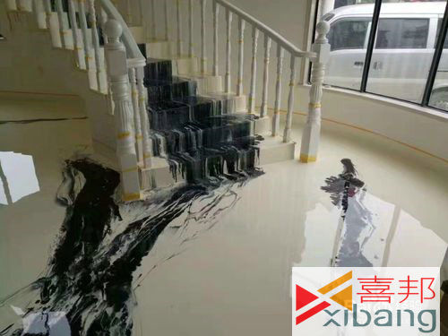 水墨画地坪 水墨画地坪